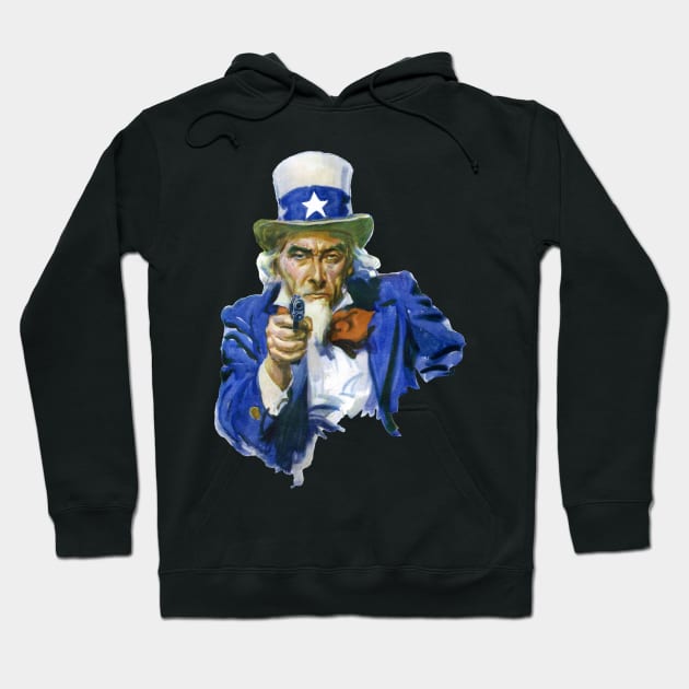 Vintage Uncle Sam Hoodie by MasterpieceCafe